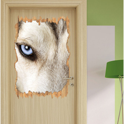 East Urban Home Wandtattoo Husky eisblaue Augen | Wayfair.de